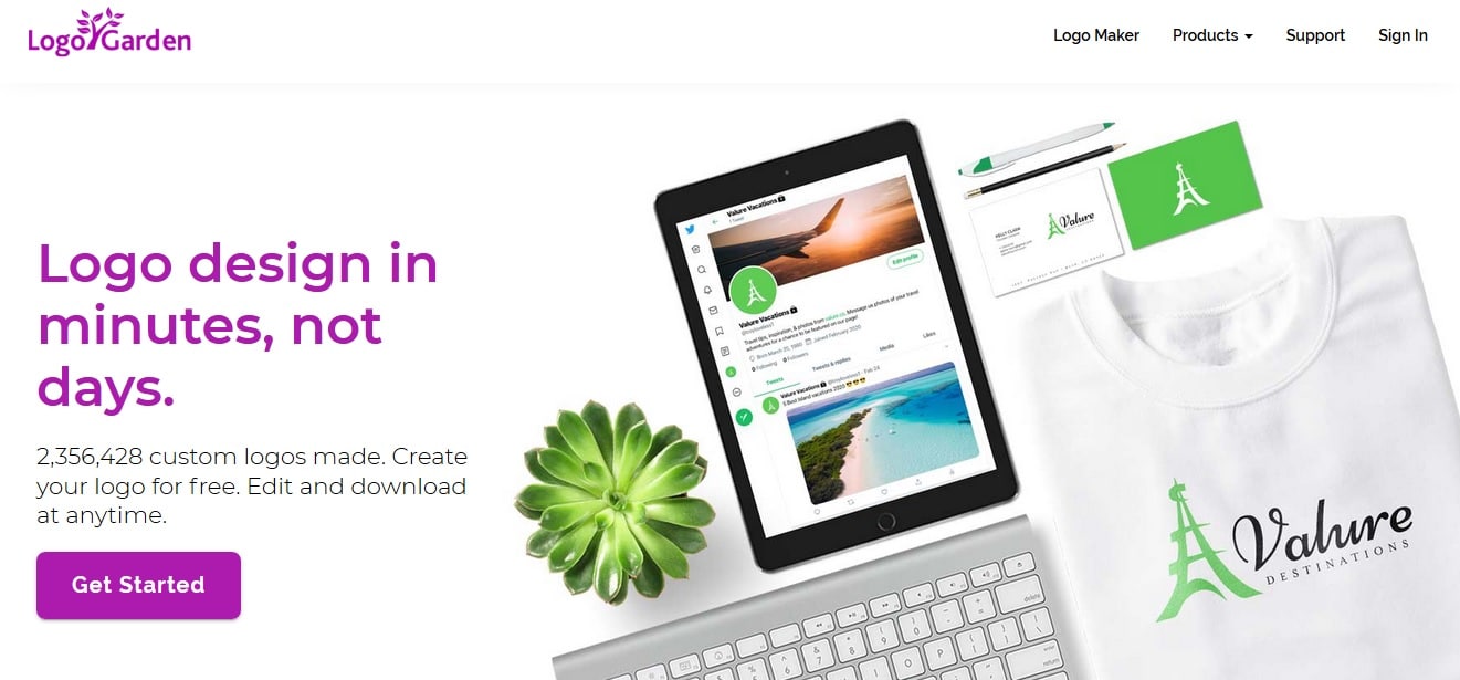 Logogarden-وب-سایت-طراحی-لوگو-آنلاین-پارسه-وب